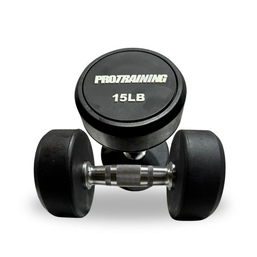 PTRUBDUM 55�100 LB Rubber Dumbbell Set 55-100 LB